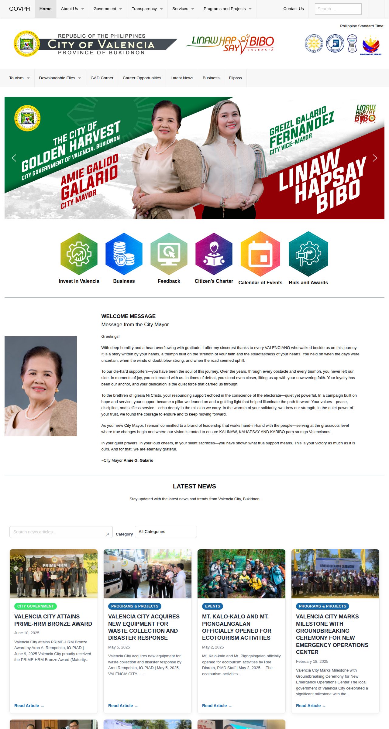 The original homepage with numbered outlines on its accessibility problems