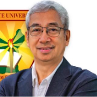 Arthur G. Ibañez, Ph.D., ASEAN Engr., OIC-Office of the University President, in a suit jacket