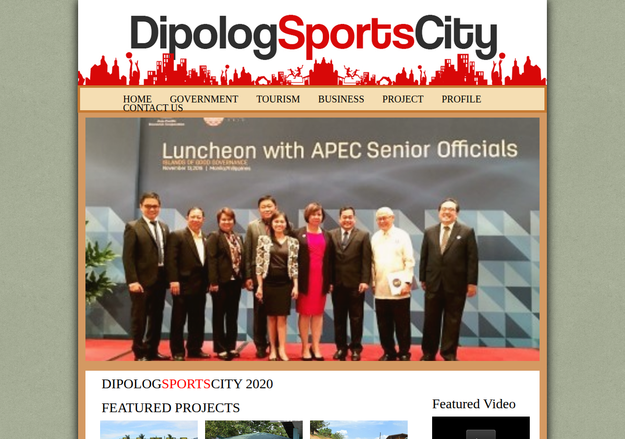 City Government of Dipolog homepage before