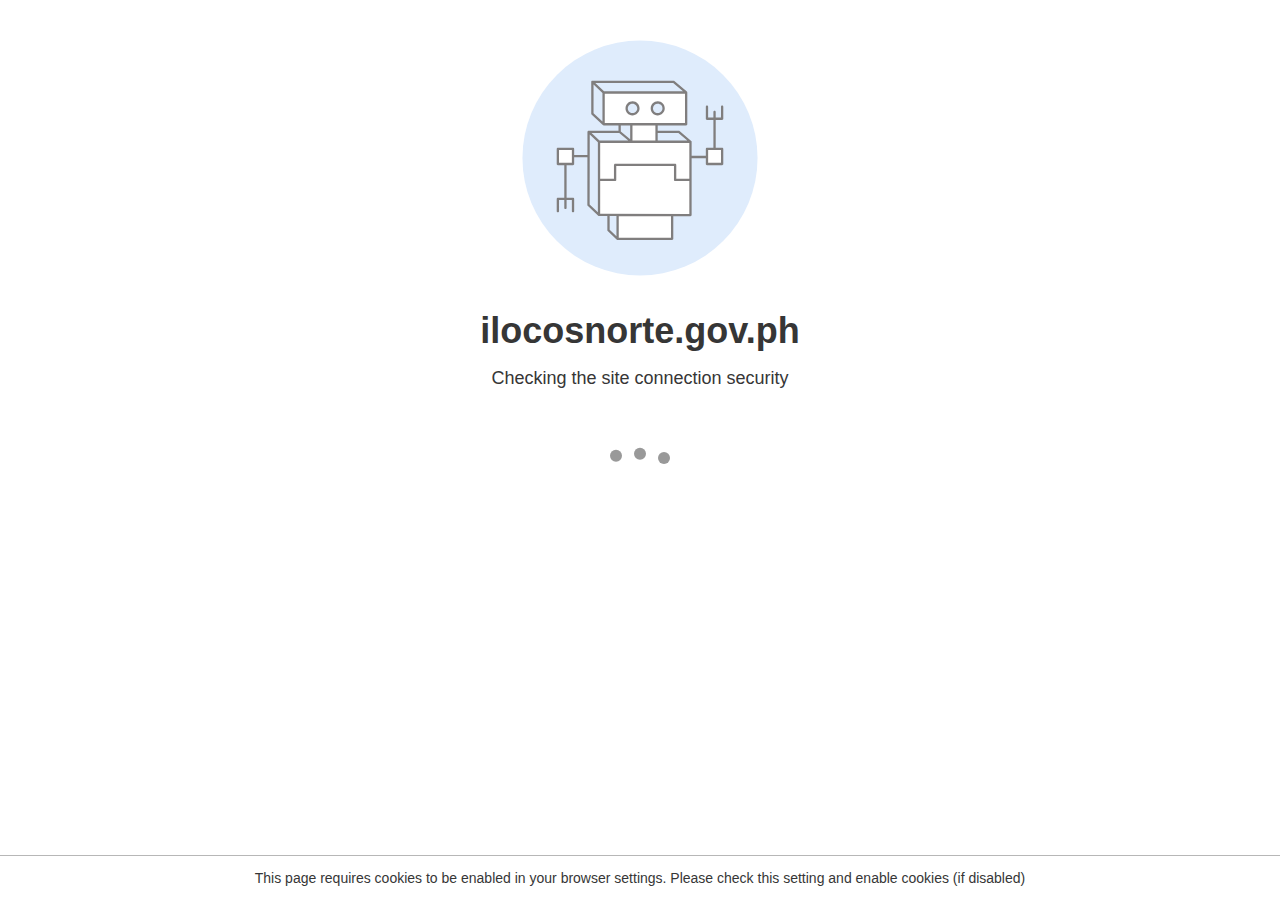 Province of Ilocos Norte homepage before