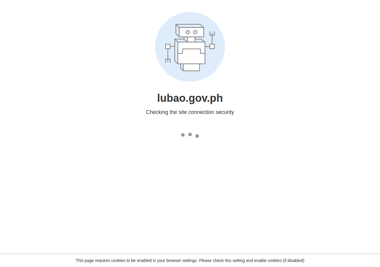 Municipality of Lubao homepage before
