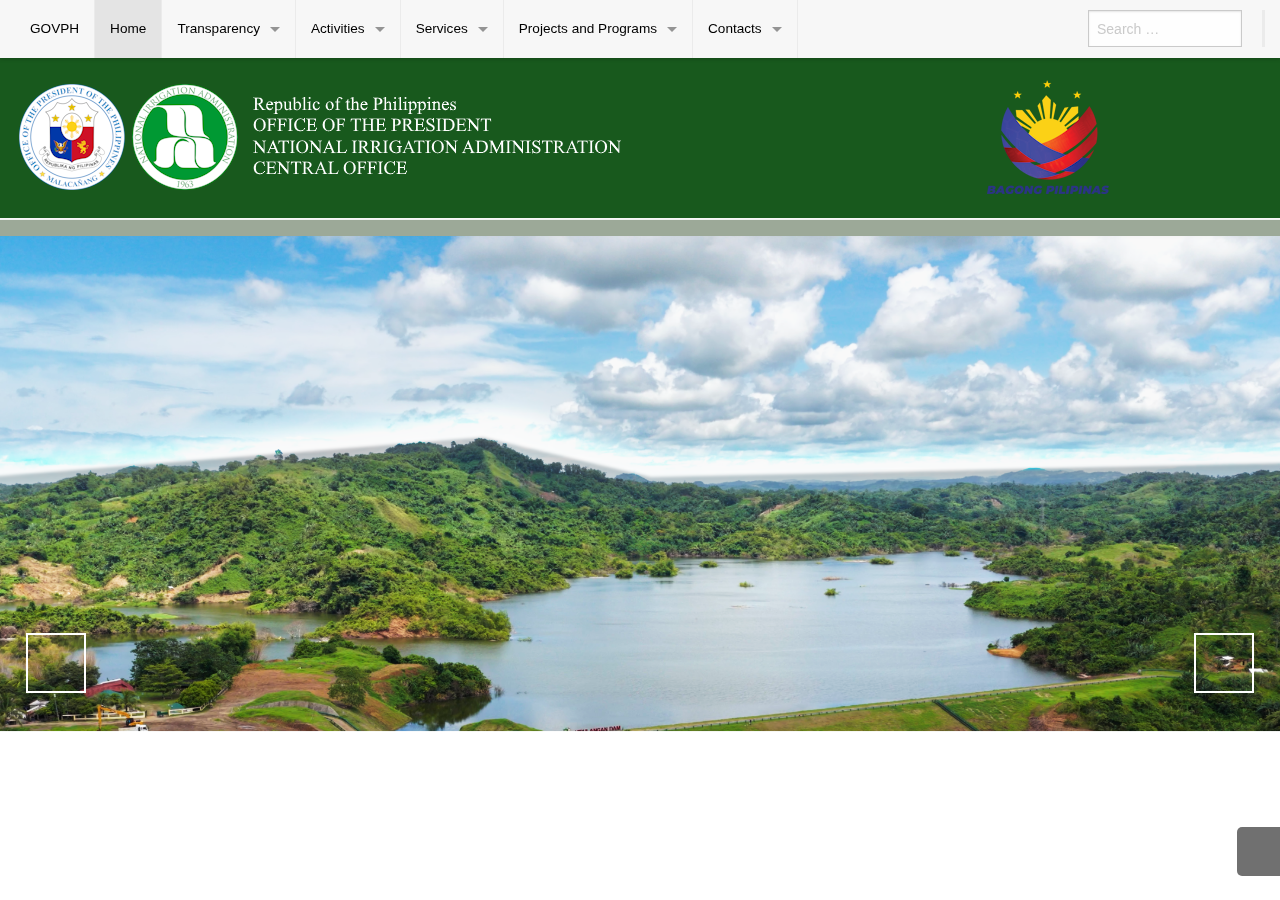 National Irrigation Administration homepage before