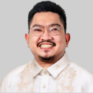 Hon. Jean Paulo R. Umali, Board Member, in a barong