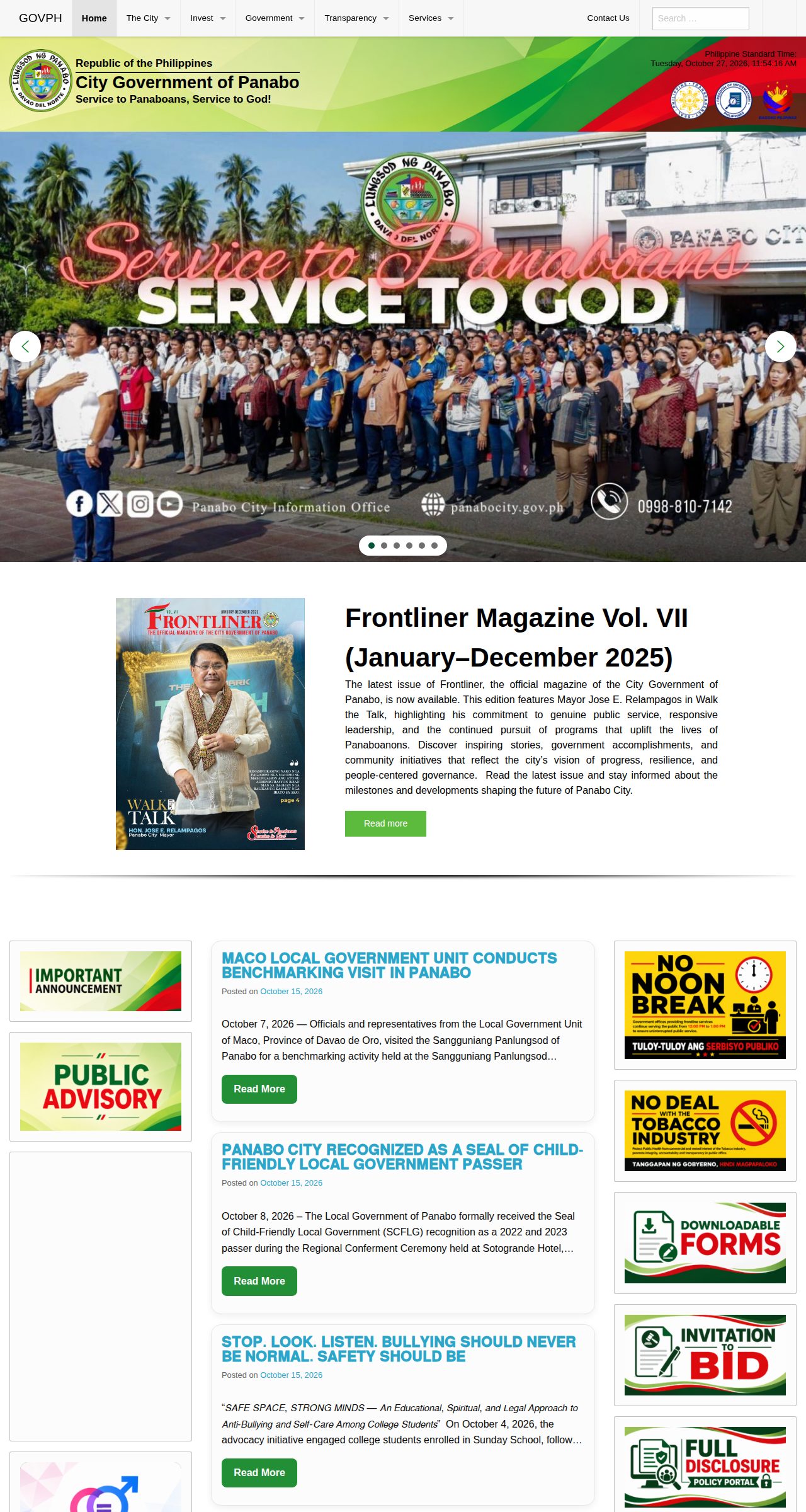 The original homepage with numbered outlines on its accessibility problems