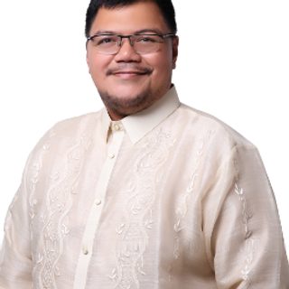 Hon. Ian Mark P. Marcos, Municipal Mayor, in a barong