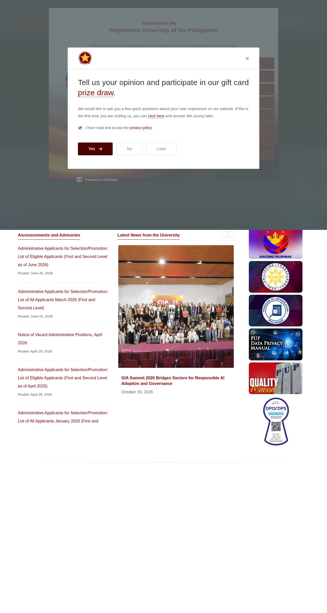 The original homepage with numbered outlines on its accessibility problems