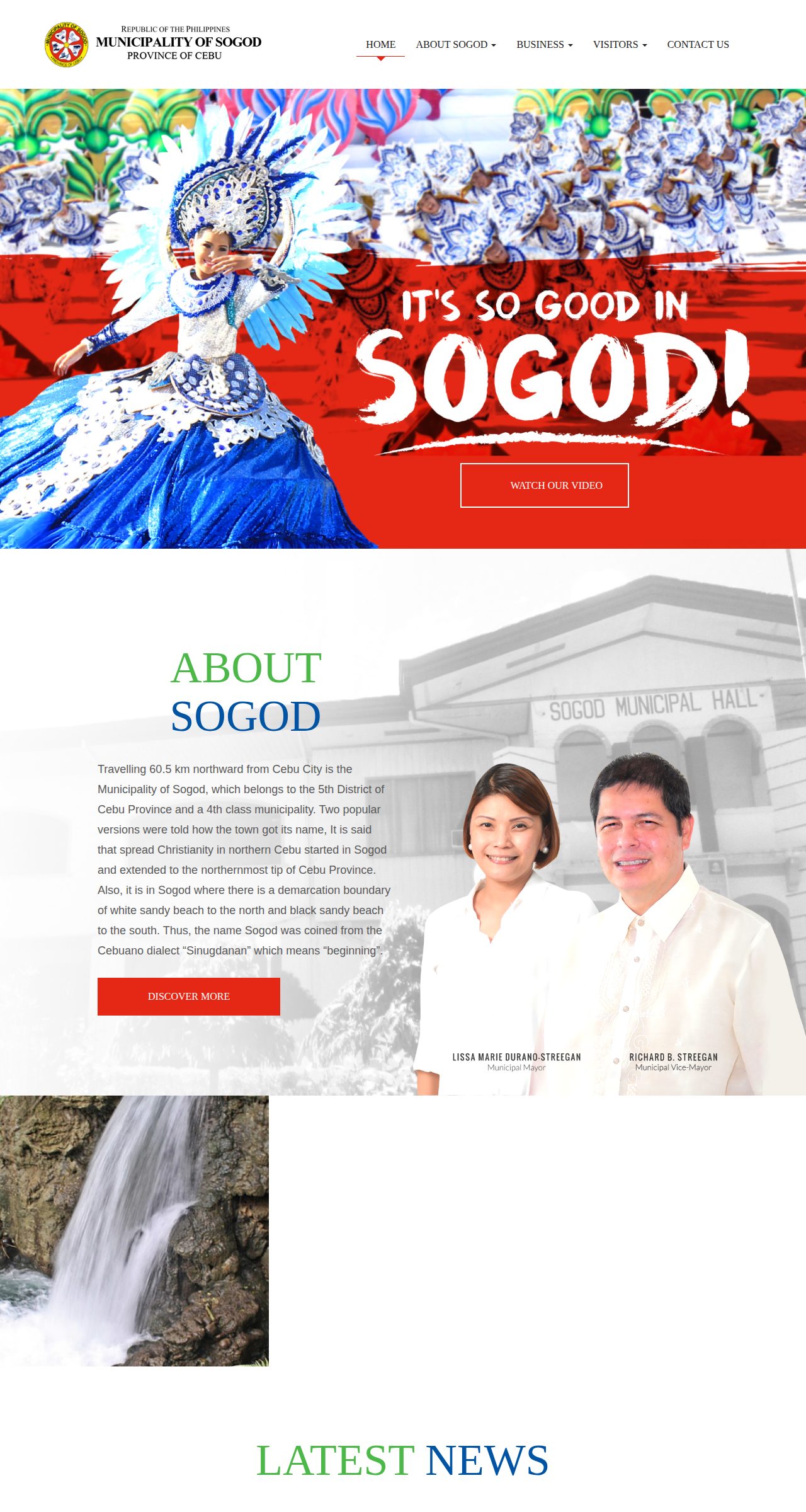 The original homepage with numbered outlines on its accessibility problems