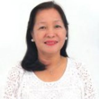 Lyn B. Cabahug, SB Member, in a white lace top