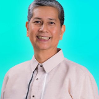 SPM Gilbert O. Medina in a light barong